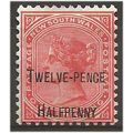 New South Wales 1891 SG268d 12 1/2d on 1/- Red ...