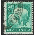 India 1965 Definitive Issue 50p Blue Green SG51...