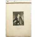 1844 engraving - T. Campbell, author Pleasures ...