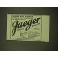 1902 Jaeger Underwear Ad - Spring and summer 24...