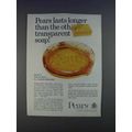 1980 Pears Soap Ad - Lasts Longer Than The Other
