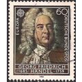 GERMANY, MUSIC, G F Handel, brown 1975, 60 Pf