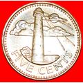 GREAT BRITAIN (1973-2007): BARBADOS ★ 5 CENTS 2...