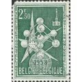 BELGIUM, World Exhibition Brussels, green 1958, 2.50F, #8