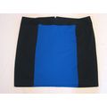 Womens Lane Bryant Knit Skirt 24 Black Blue 46 ...