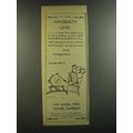 1964 Harrison Line Ad - cartoon by Fougasse (Ke...