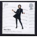 GB 2009 QE2 1st British Designs Mini Skirt used...