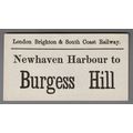 LONDON BRIGHTON & SOUTH COAST RAILWAY LUGGAGE L...