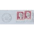 Paris Rue du Louvre Postmark + Slogan France 19...