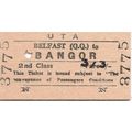 U.T.A. Edmondson Ticket - Belfast Queen's Quay ...