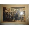Women's Fish Market in Oak Street NYC Hand-colo...