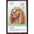 New Zealand 1982 Health Stamps Dogs 30c Cocker ...