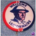 Welcome Legionnaire Veterens Pinback Button WWI...