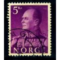 NORWAY 1958 SG 488 5K PURPLE KING OLAV V FINE U...
