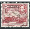 Cyprus 1934 SG137 1 1/2pi Carmine Fine Used....
