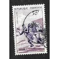 FRANCE 1957 SPORTS 50F RUGBY SG 1299 FINE USED#2