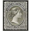 Falkland Islands 1895 SG32 4d Olive-Black Mount...