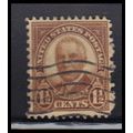 Used 684 1 1/2c Warren Harding Fine KA7238