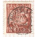 Belgium stamps 1948 - 1f.35c Woman Making Lace ...