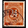 Germany 1946 Numeral Stamps 24Pfg Used Stamp