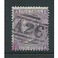 gibraltar stamps gb victoria used abroad sgz46 ...