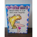 daughter birthday card - Happy Birthday Daughte...