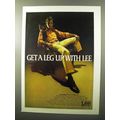 1970 Lee Leens Ad - Get a Leg Up With Lee