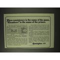 1976 Remington Kleanbore Primers Ad - Consistency