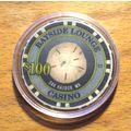 Bayside $100. CASINO CHIP - Oak Harbor, Washington