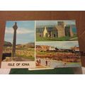 multiview, ISLE OF IONA unused postcard. Colour...