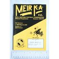 1994 programme Meir KA FC v. Highgate United