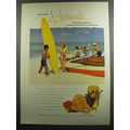 1953 Hawaii Tourism Ad - Bewitching Hawaii so much beauty and fun