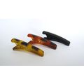 2 1/4 inch black auburn golden acrylic alligato...