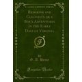 Redskins and Colonists or a Boy's Adventures in...