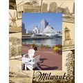 Milwaukee Wisconsin Laser Engraved Wood Picture...