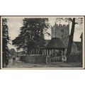 Church and Lych Gate, Wistanstow, Shropshire, 1...