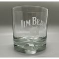 JIM BEAM BOURBON-Whiskey/Rocks Glass-FOOTBALL B...