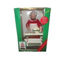 Vintage 1995 Animated Musical Holiday Scene Mrs...