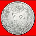 Ⰶ MOTTO OF FRANCE (1909-1915):TURKEY★20 PARAS 1...