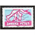 FRA 2008 (55c) 'GREETINGS -BONNES FETES' FINE U...