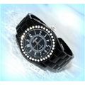 Black Fashion Crystal WENDA Brand Wrist Watch S...
