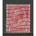 GB 1912 - 24 KGV 1d Red shades Wmk 100. ( H530 )