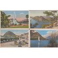 Switzerland Lugano San Salvatore 4x Old Postcard s