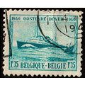 Belgium 1936 Ship 1,35Fr Used Stamp