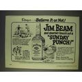 1977 Jim Beam Bourbon Ad - Sunday Punch