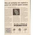 PERMUTIT COMPANY 1943 silica gel protect materi...