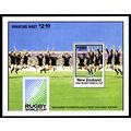 NEW ZEALAND 1991 Rugby World Cup Miniature Shee...