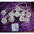 Battery Operated Heavy Crackled Glass Lights fo...