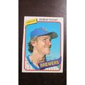 1980 Topps Robin Yount Milwaukee Brewers Card #265
