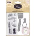 Hobbycraft. Champagne Congratulations Stamp & D...